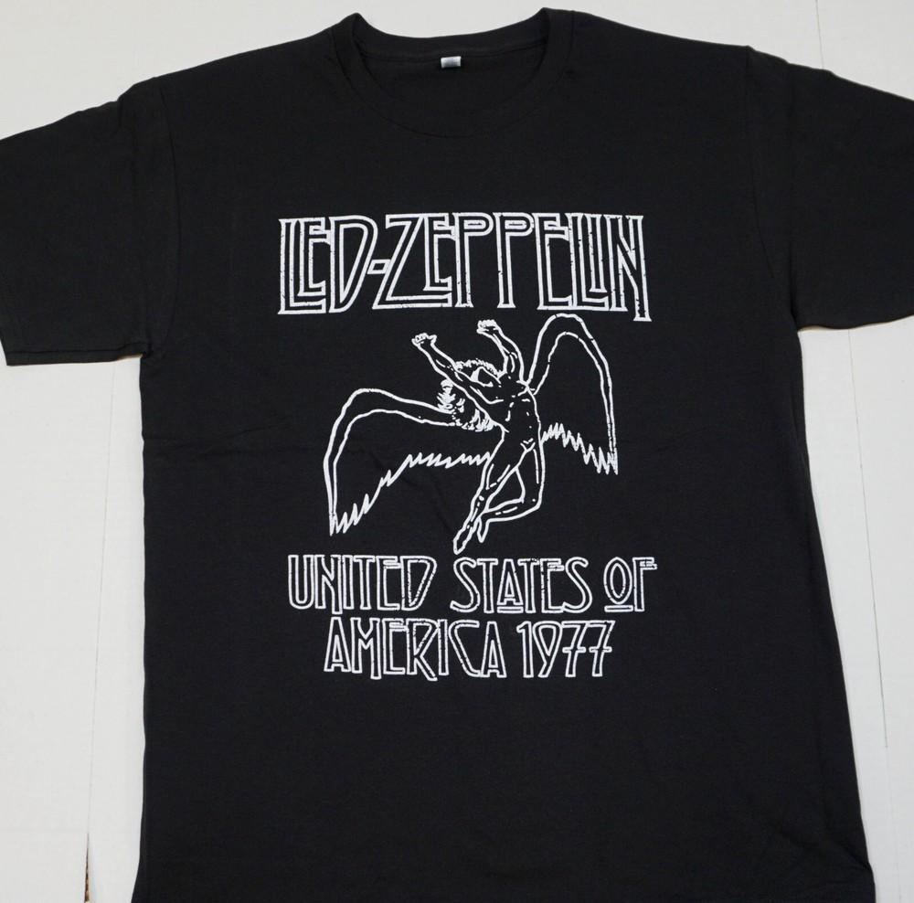 

Led Zeppelin T-shirt Classic Rock Plant Paige Bonham JPJ Tee Men s Black New Unisex T-Shirt XXXXL