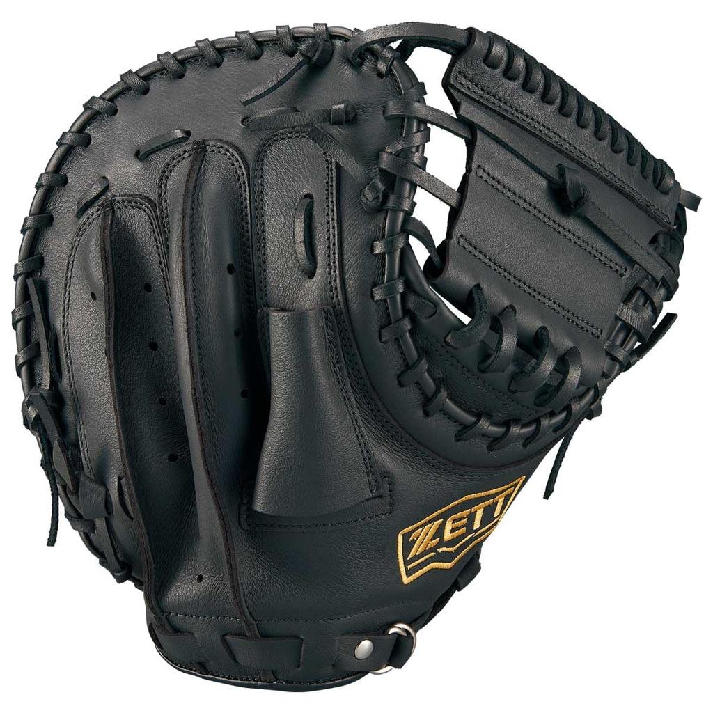 ZETT Litex Catch Black BSCB56912L Baseball/Softball Mitt, Right-Handed Throw, (1900),