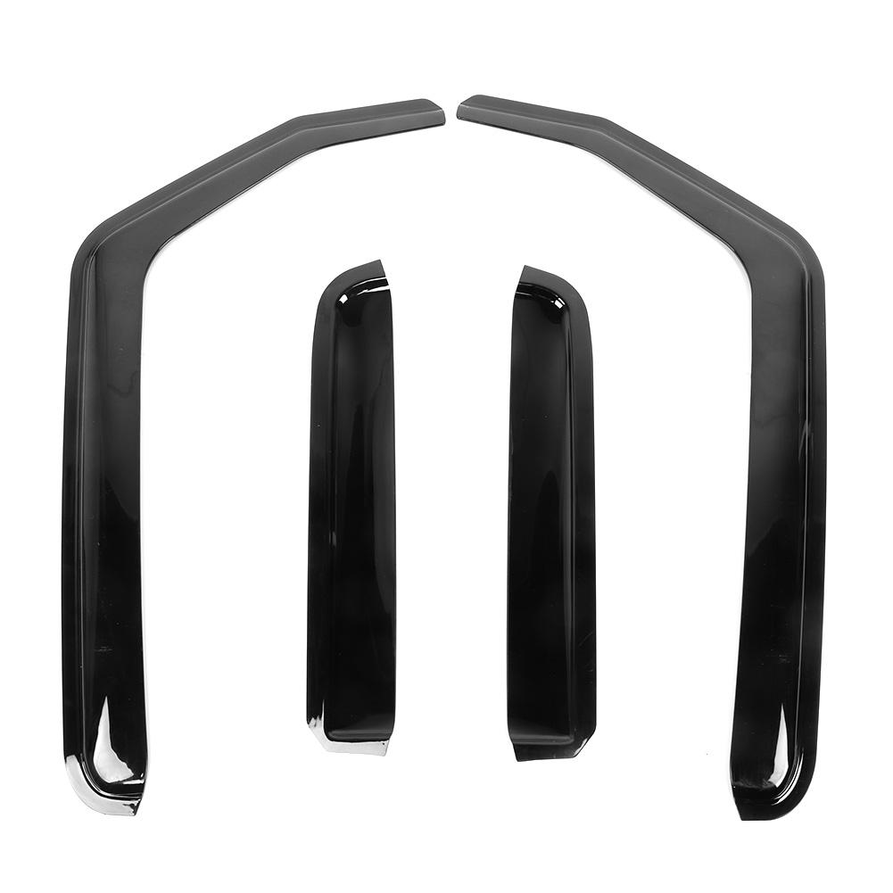 Window Visor Shades Sun Rain Guard Deflector Fits for Jeep Wrangler JK 06 17 4 Doors