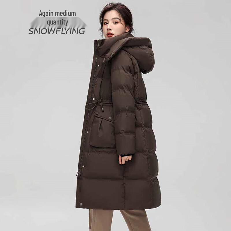 

SNOWFLYING Women s 2024 Winter Mid-Length Down Jacket XL