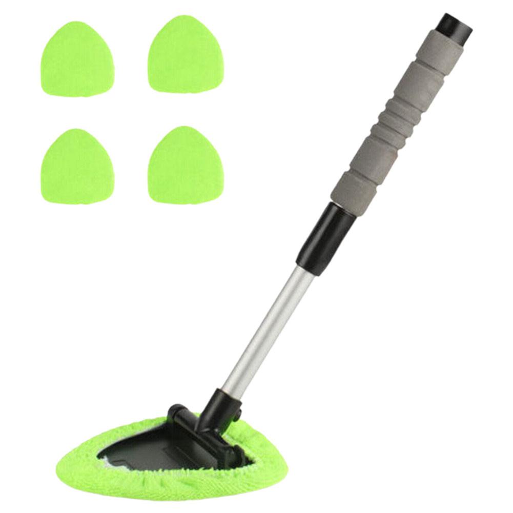 Środek do czyszczenia przedniej szyby samochodu Mikrofibra Szczotka do czyszczenia szyb samochodowych z zmywalną podkładką Wysuwany uchwyt Mop do mycia wnętrza samochodu
