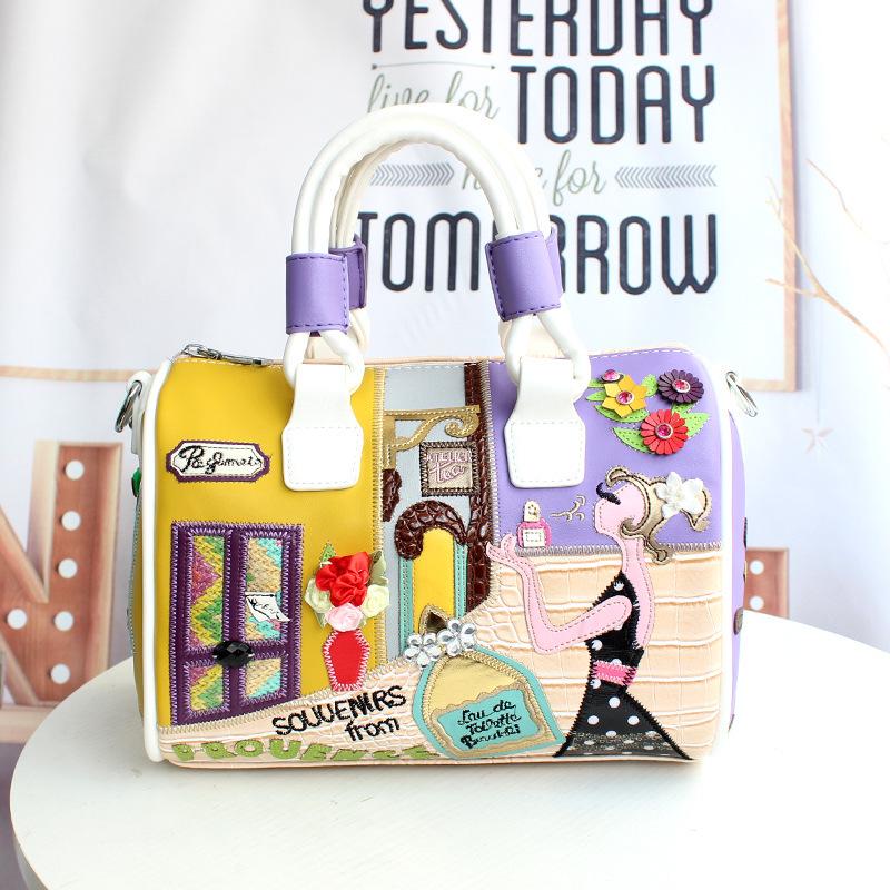 

Жіночі Нові Сумки 2024: Європейські та американські сумки-подушки, сумки-месенджери та нішеві сумки-бостонки на блискавці.