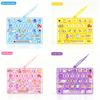 Candy Color 26 Key Fidget Keyboard Keychain Cartoon Animal Stress Relief Keycap Clicker Hand Relax Toy Bag Pendant Party Favor