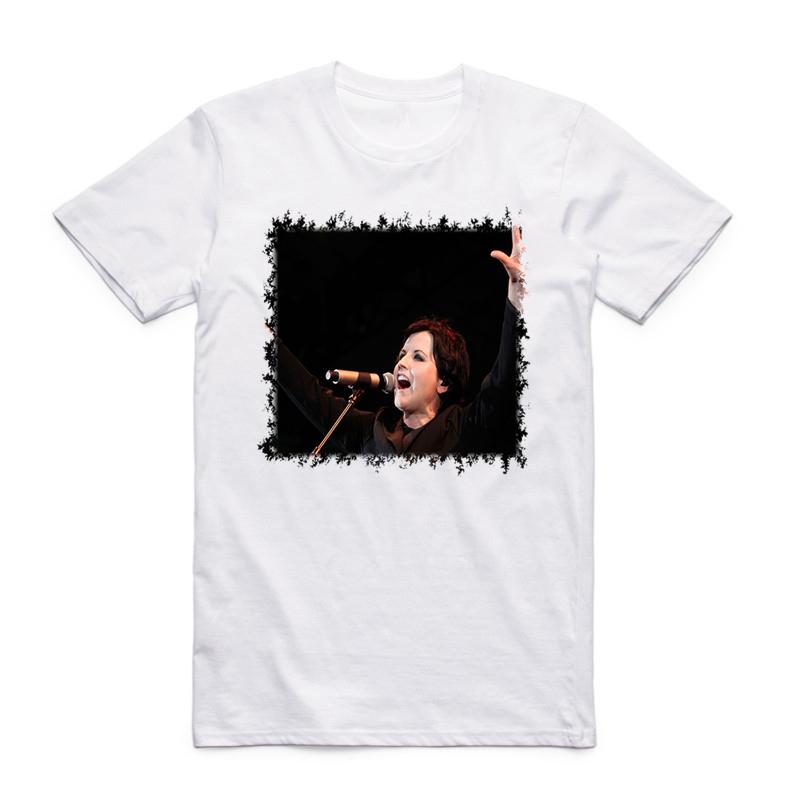 Printing The Cranberries Music Band T-shirt Harajuku Casual O-Neck Short Sleeve Dolores O'Riordan Tshirt Fitness Men HCP4377