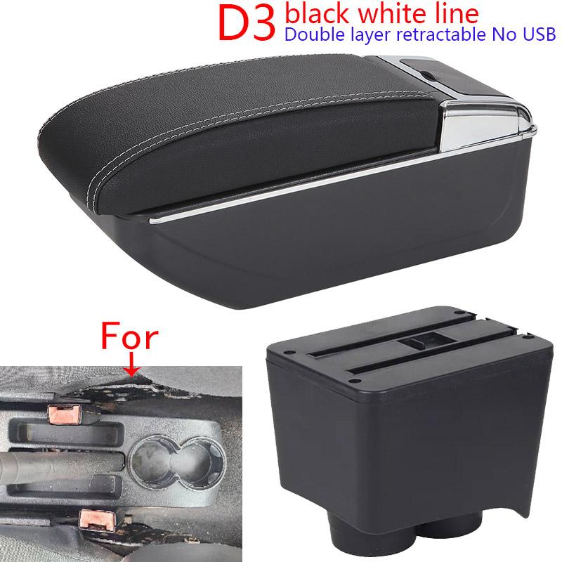Armrest For Volkswagen Polo Car Armrest Box For VW POLO Mk5 6R Vento  2002-2009 Storage Box Car Accessories Simple Installation