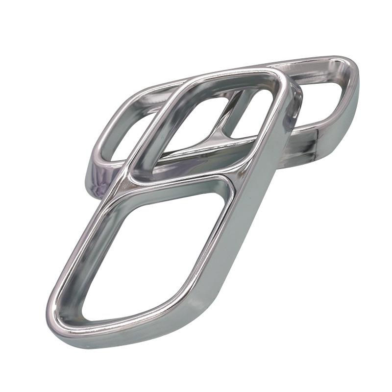 Mercedes-Benz C-Class 2022 Stainless Steel Exhaust Pipe Cover - Silver