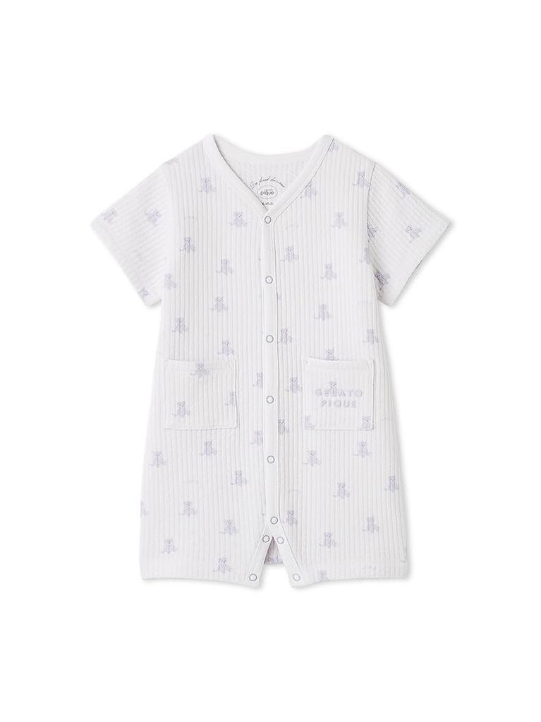 BABY stuffed animal pattern romper PBCO259083 LAV 70 [Gelato Pique]