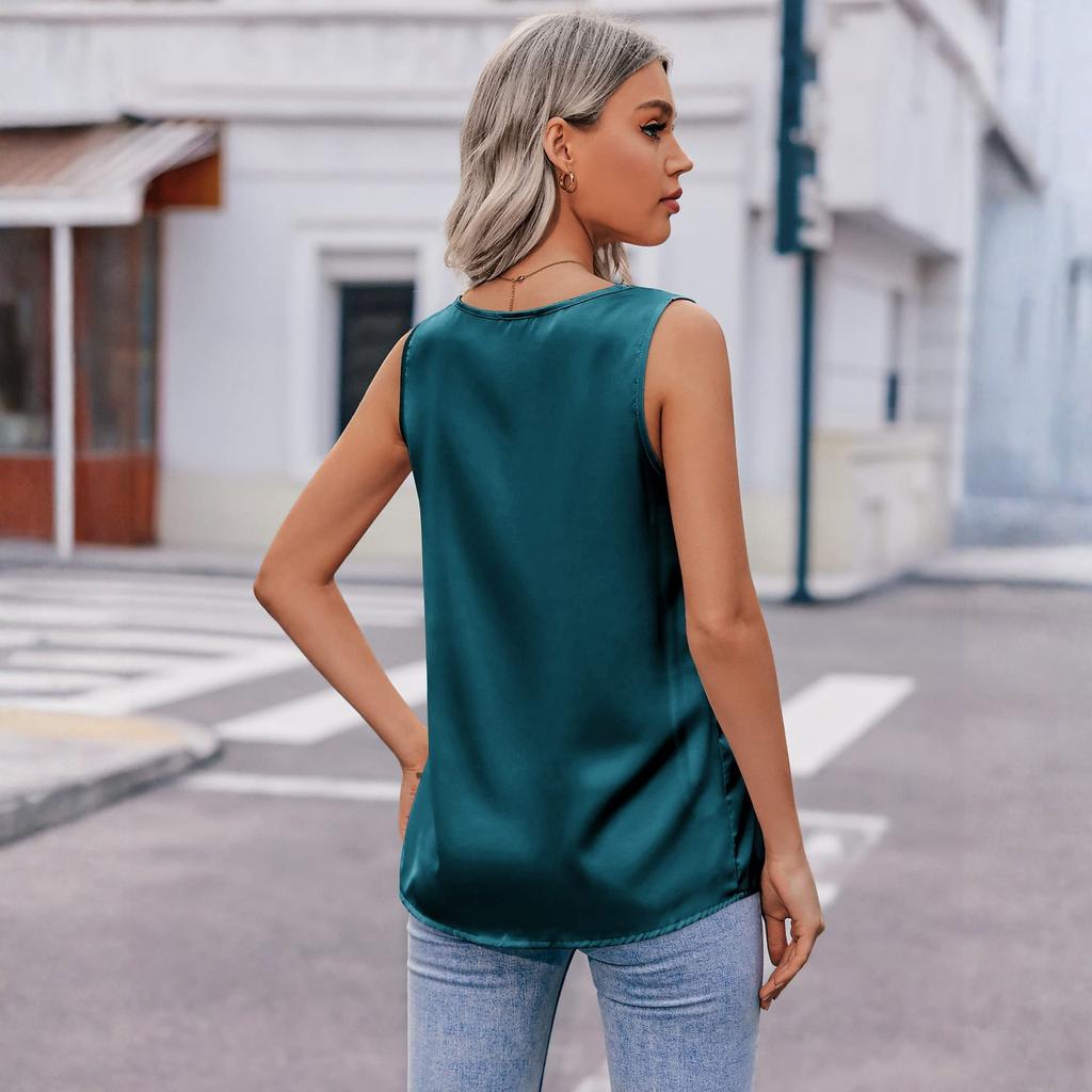 Women's Fashionable Casual ,color Vest Top