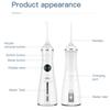 Oral Irrigator Dental Water Flosser LED Display Screen Waterproof  Dental Water Jet Floss 300ML Water Tank 6 Modes 5 Nozzles