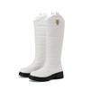 Winter Warm Platform Snow Boots for Women Water Resistant Faux Fur Lining Knee High Booties Shoes Women's Non-Slip Pull On Wide Calf Walking Boots