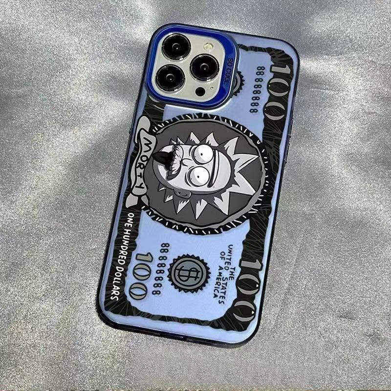 Rick Money Luxury iPhone 15 Pro/14 Pro Case - Trendy, High-End Feel