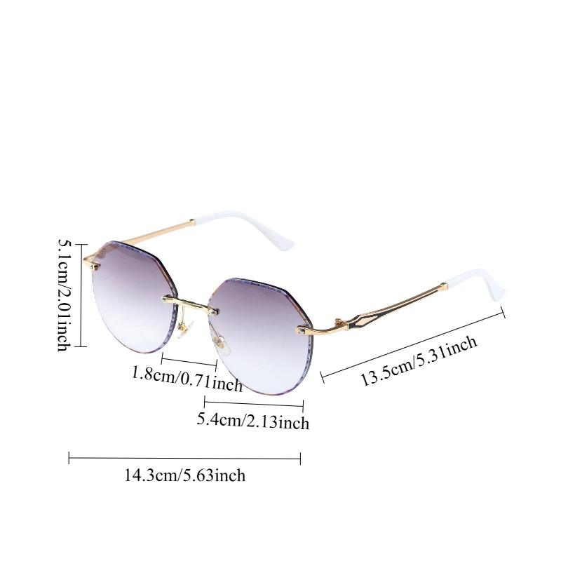 Rundhet Metallramme Kvinner Menn Briller Trendløse Presbyopi Damer Trykt Mønster Langsynthetsbriller