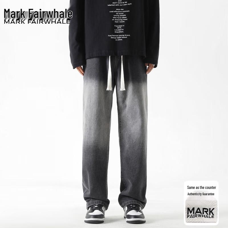 Mark Fairwhale Men's Gradient Loose Straight Leg Jeans