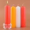 Extra Large Red New Year Candle - Smokeless, Odorless, Yellow-White Light for Home, Power Outages, Incense, and Spiritual Offerings.