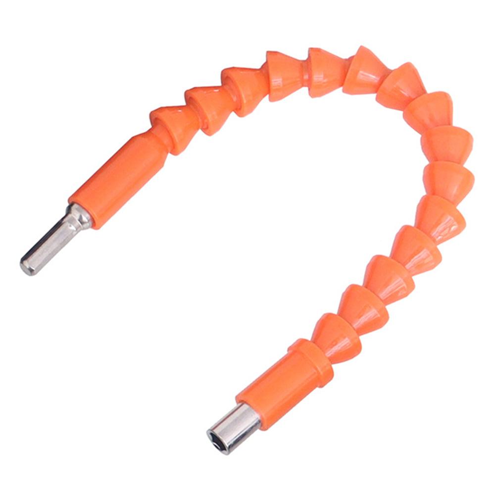 

Universal Electric Drill 6.35mm Flexible Connecting Shaft Bendable Plastic Extension Rod,29.5cm Length Black