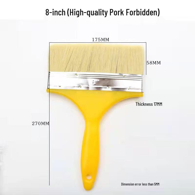 Pig Bristle Brush with Plastic Handle CN plug (adapter included)