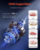 Commercial Electric Meat Grinder Slicer 11 Lbs/Min Sausage Stuffer Maker