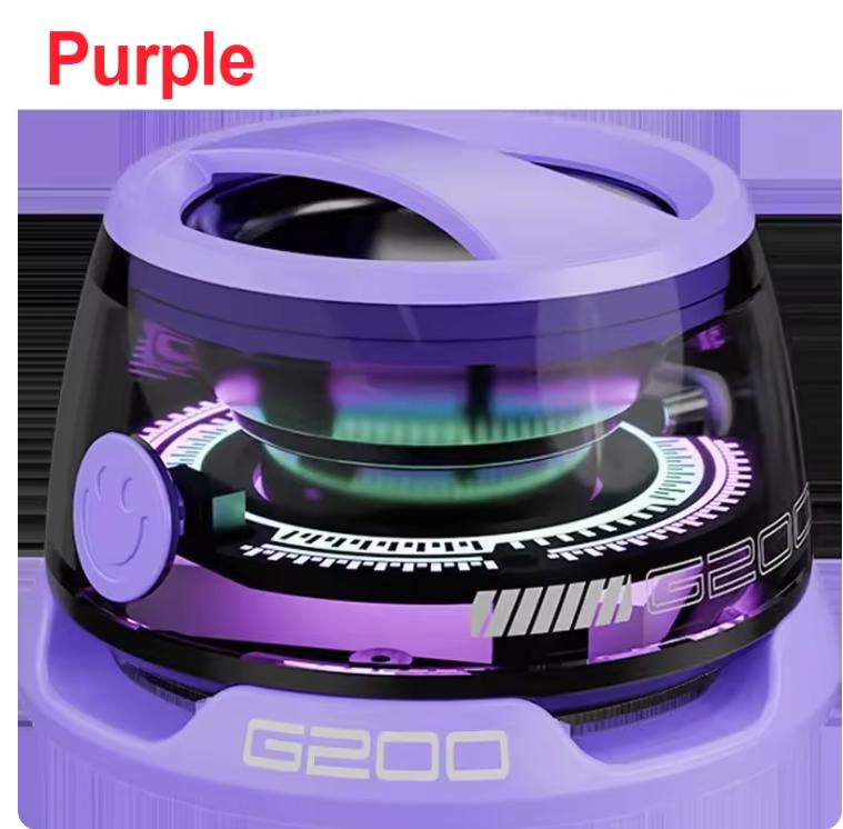 2025 NEW Portable Mini Travel Stereo Outdoor Magnetic Bluetooth Speaker Wireless with RGB Color Light and Phone Holder for ios