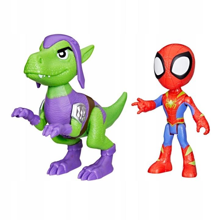 Spider-Man Spidey Dino-Webs Zestaw Figurek Spidey I Goblin Raptor Hasbro