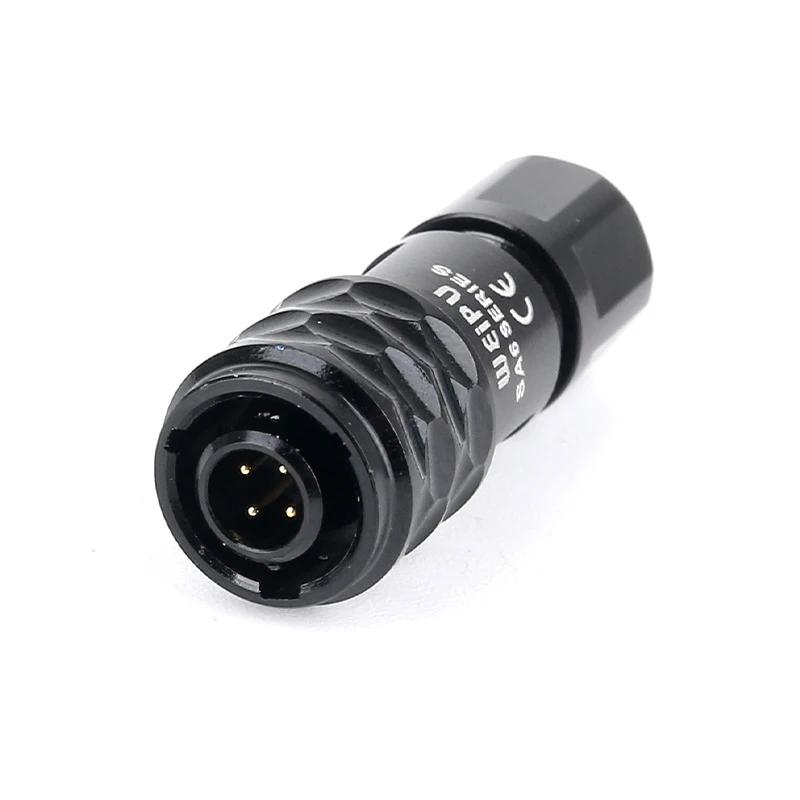 WEIPU SA6 SA610/P+SA611/S Waterproof Automotive Electric In-line Cable Connector  2Pin 3 4 5Pin For Medical Precision Instrument