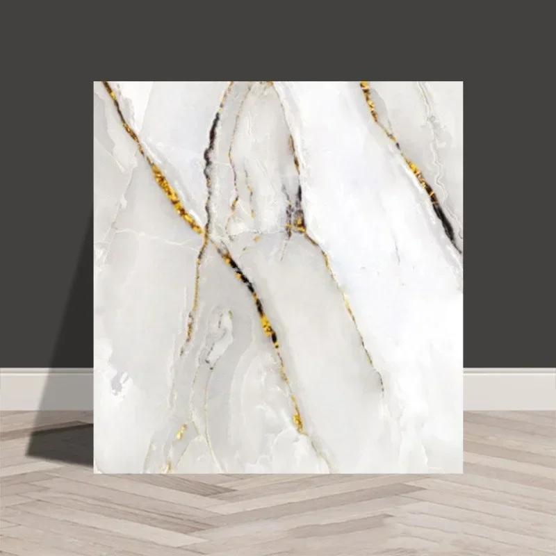 Foam Imitation Tile 3D Wall Stickers Waterproof Bathroom Living Room Kitchen Decoration 11.8x11.8in PVC Self-adhesive Wallpaper