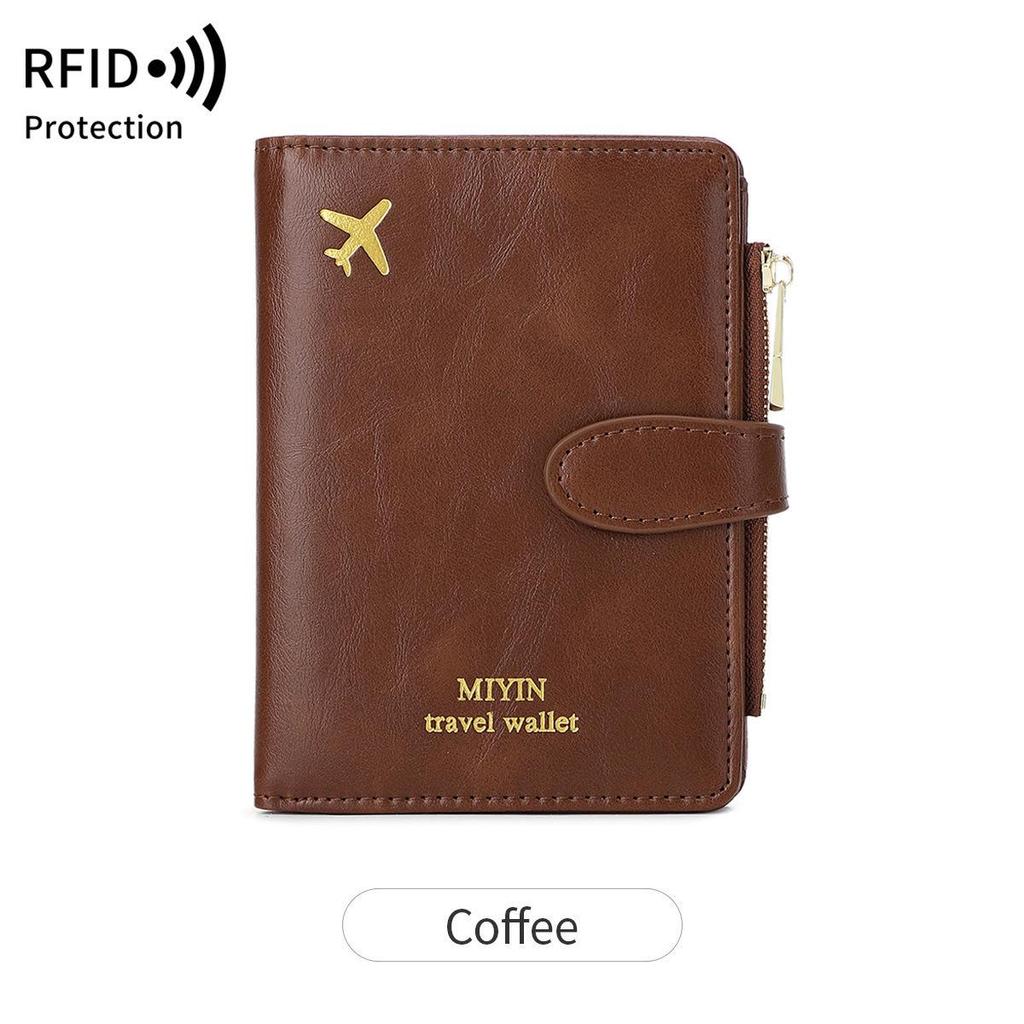 Sac à Passeport RFID Transfrontalier: Porte-documents de voyage polyvalent avec design d'avion