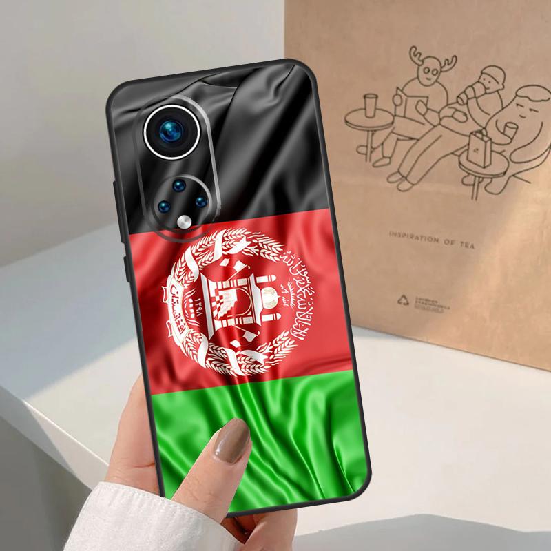 Flag of Afghanistan For Honor Magic 8 Pro 7 6 5 Lite Case For Honor Win RT 200 400 50 70 90 X8b X9a X9b X9c X9d