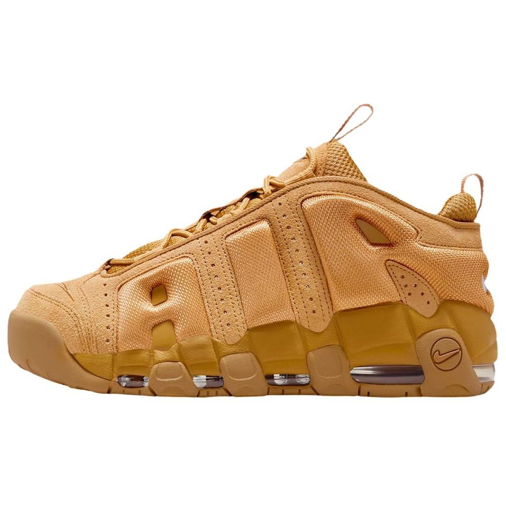 Nike Air More Uptempo Low Flax Unisex Sneakers Tan Wheat IM6649-700