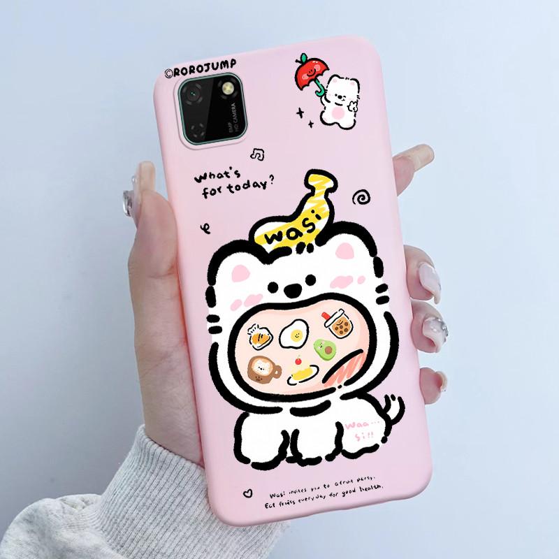 For Huawei Y5p Phone Case DRA-LX9 Butterfly Flower Girl Design Soft Silicone TPU Back Housing for Honor 9S HuaweiY5p Y 5p Covers