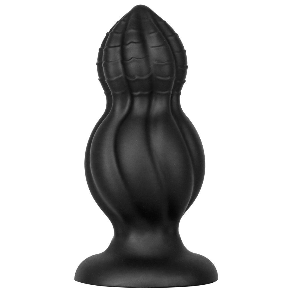 Silicone Double Bead Anal Plug For Men And Women  Anal Masturbation Device  Anal Cerclar Anal Dilation Device Sex Toy