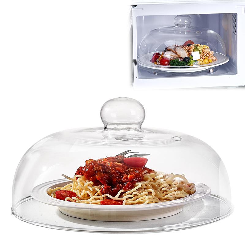 Borosilikátové sklo Mikrovlnný kryt proti stříkání na jídlo, Vysoký Bez BPA Netoxický Bez plastů Mikrovlnný poklop