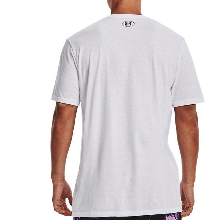 Under Armour Crew Neck Fitted Straight Fit Short Sleeved T Shirt Men's White 1373745-100