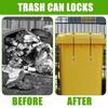 Heavy Duty Waste Container Lid Lock Set Bear Proof Dustbin Lid Locking Straps
