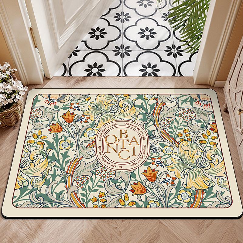 Entrance Carpet Anti Slip Floor Mat Easy To Maintain Bathroom and Toilet Entrance Foot Mat