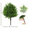 Green Mini Christmas Tree Photo Props Simulated Pine Ground Stakes  Patio Ornament