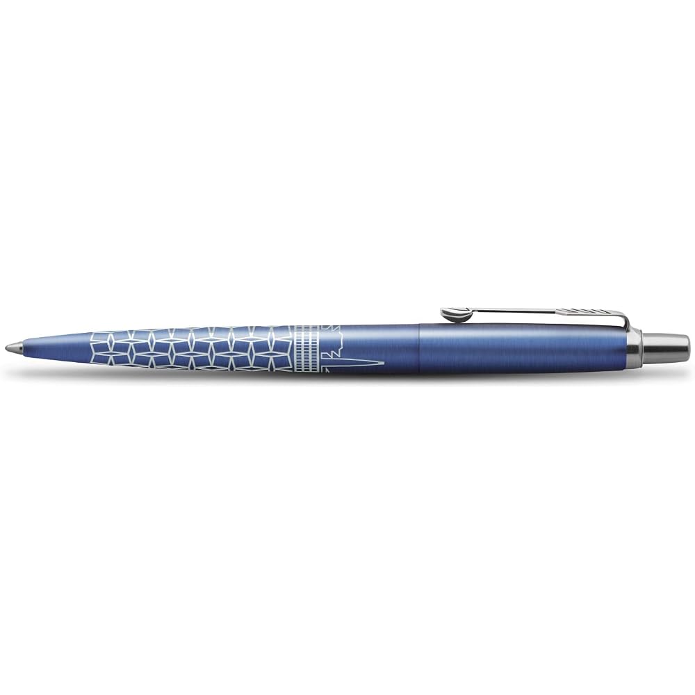 PARKER Parker Ballpoint Pen, Jotter Blue CT, Medium, Oil-based, Gift Box, Gift Present, Premium 2...