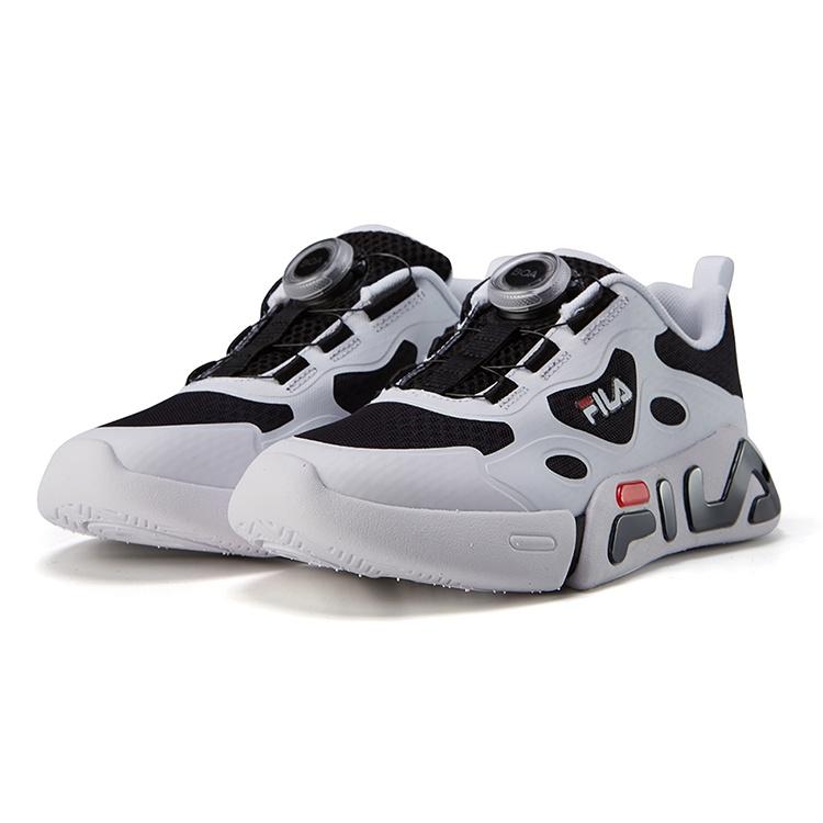 (GS) FILA BOA Classic VNTG Running Shoes Black/White Kids' K15B121109FBK