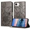 For iPhone 16e Case Sunflower Imprinted Wallet Stand Folio Flip Leather Cover