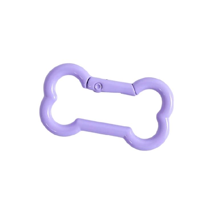 Zinc Alloy Bone Keychain Decoration Spring Operated Clasp Available In 6 Playful Color Options