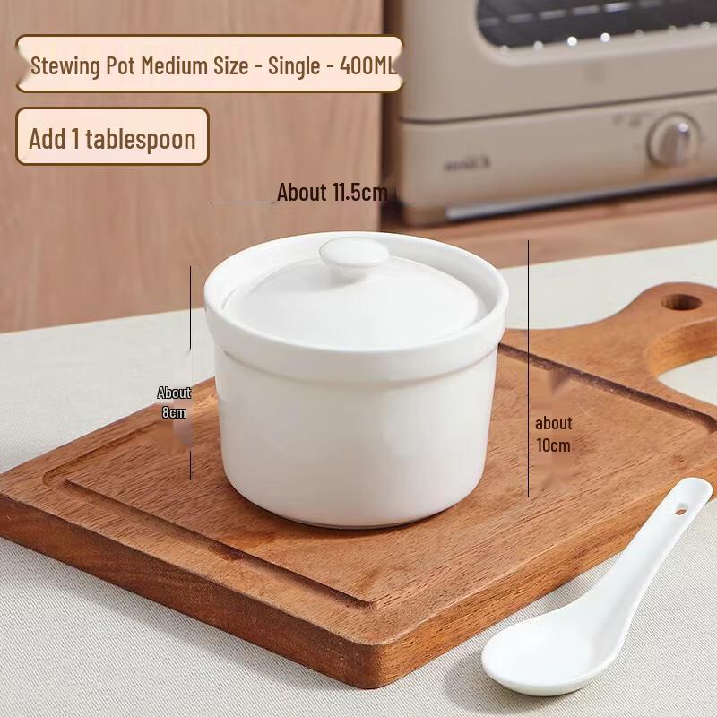 Zhaoran Ceramic Double Boiler Stew Pot