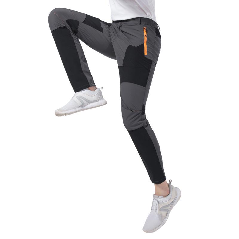 Pánské nepromokavé strečové horolezecké kalhoty – Větruodolné, Odolné proti oděru, Rychleschnoucí a Prodyšné.