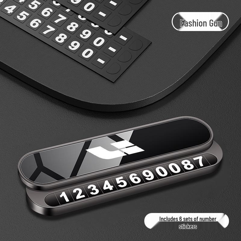 Ideal Temporary Parking Number Plate for Ideal ONE L6-L9, with Phone Display for Car Moving