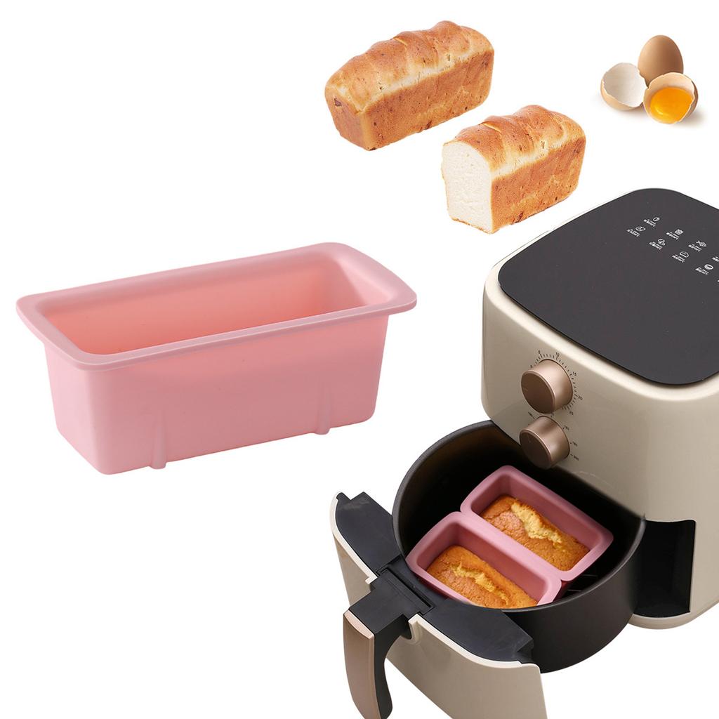 Molde Rectangular de Silicona para Pan de Molde Molde para Pastel Bandeja Grande para Hornear