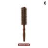 {HBA17} Natural Boar Bristle Nylon Comb Wood Round Roller Hair Brush For Women Men Curly Hair Salon Hairdressing Tools