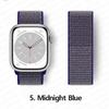 Nylon Strap For Apple Watch 10 Bands 46mm 44mm 40mm 45mm 41mm 49mm 42mm 38mm Bracelet Correa iwatch Series 8 se 7 6 3 9 11 40 mm