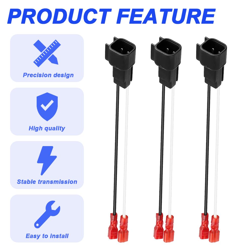 Xiatiaosann Ford Lautsprecher Autoradio Lautsprecher Kabelbaum Lautsprecherkabel Ersatzkabel, (6 Pack) 72-5600