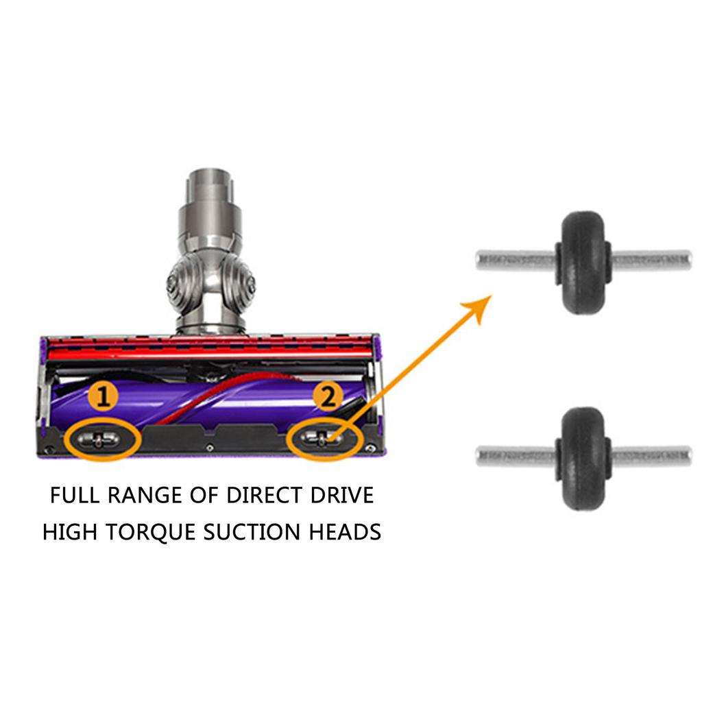 Balls Wheel and Soleplate Wheel Replacement for 35W 50W V6 V10 DC58 DC59 DC62 DC74 Vacuum Cleaner Direct Drive Cleaner