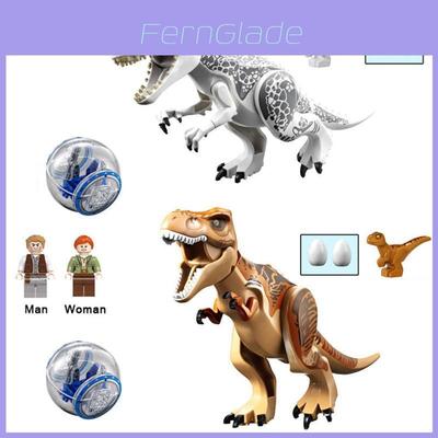 Crie Seu Próprio Mundo Jurássico Com Conjunto de Blocos de Montar de Dinossauros Grandes