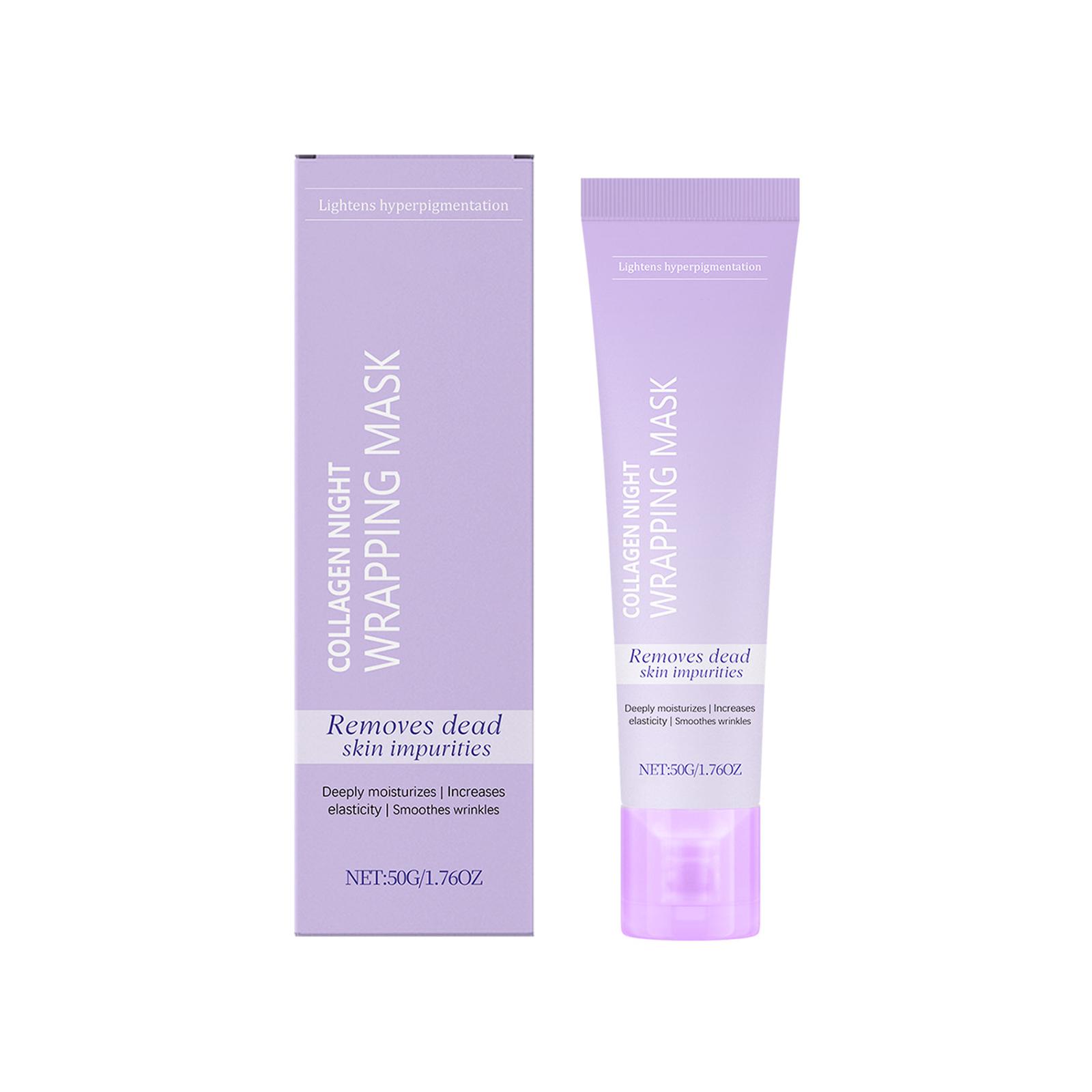 

Collagen Moisturizing Exfoliating Mask, Deep Moisturizing And Dryness Improving Nourishing Mask 50G One Size фиолетовый