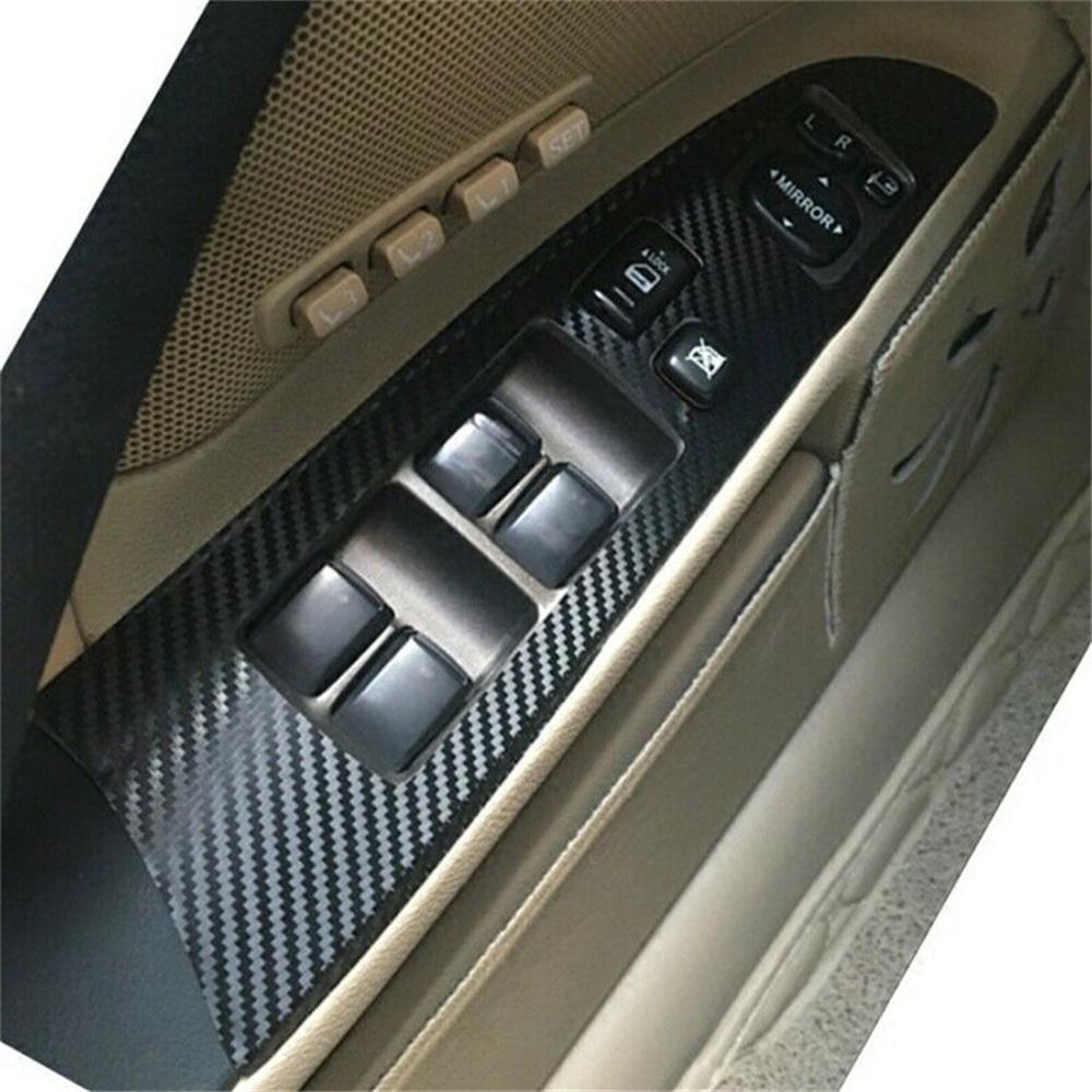 Interior Panel Cover Trim Glossy Carbon Fiber For Lexus Is250 300 350 2006-2012